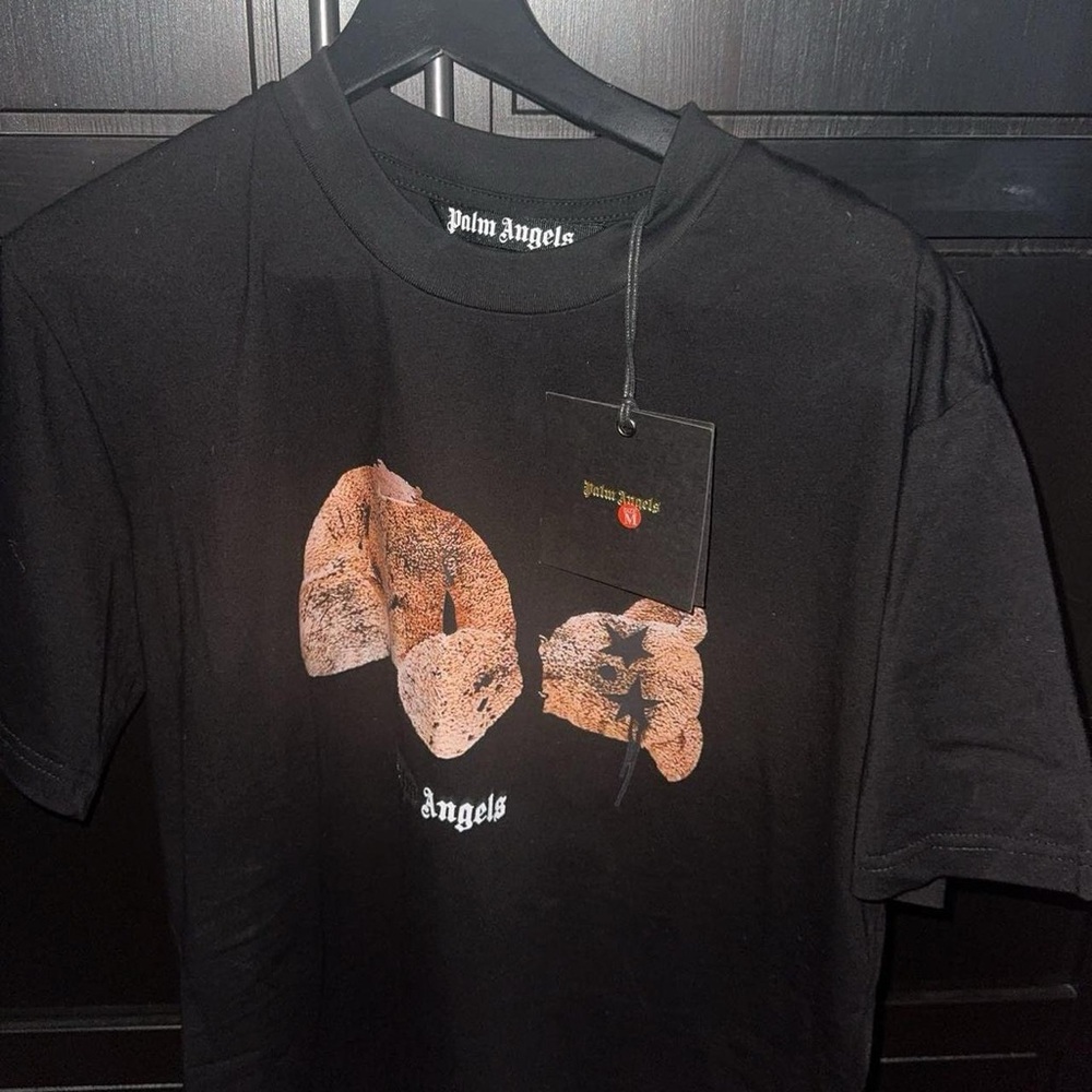 Palm Angels Black Graphic T-Shirt